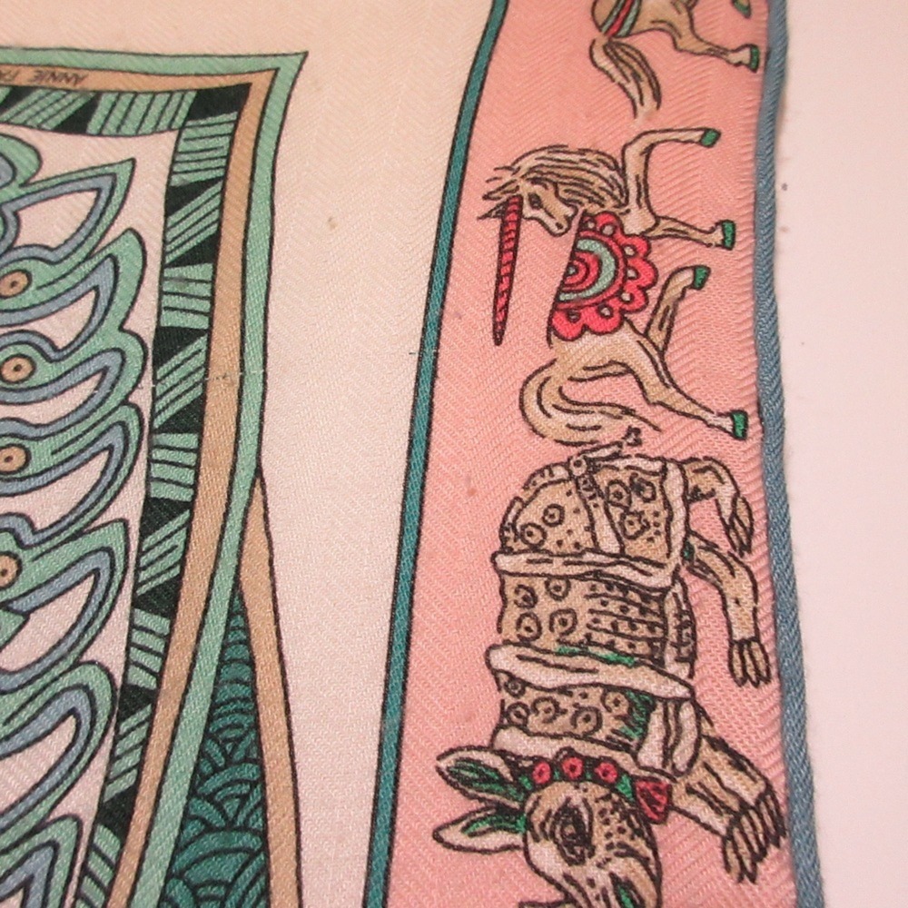 HERMES Carre Geant 140 LE JARDIN DE LA MAHARANI (The Garden of the Maharani) ... - Picture 2 of 6